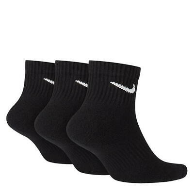Nike 6 PAIA Cotone Caviglia Calze Calzini Sportivi Unisex lunghezza 1/4 Taglie UK 2 - 14