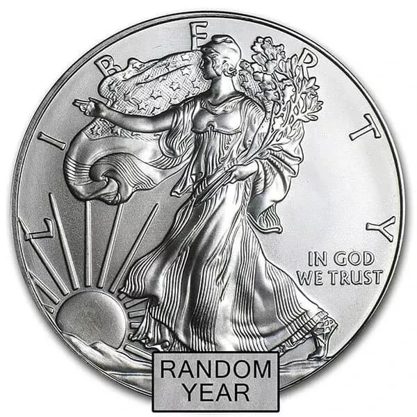 Random Year 1 oz Silver American Eagle (Brilliant Uncirculated)