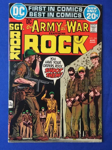 Our Army at War #248 FN+ (6.5) DC ( Vol 1 1972) Sgt Rock, Kubert cover (C)