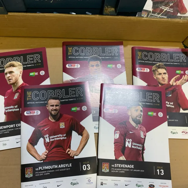 No 02 Mixed Job NORTHAMPTON TOWN C Programmes Season 2019-20