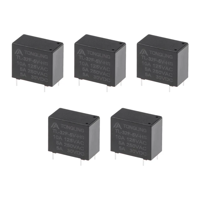 Relè Di Potenza T9AS1D12-12 12VDC 30A SPST-NO – Set Da 2 Per PCB O Montaggio A Pannello