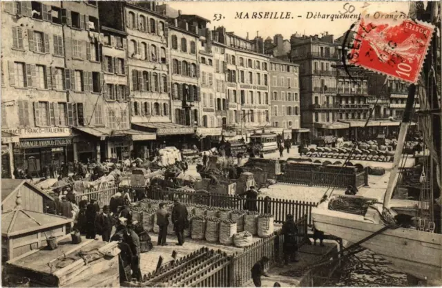 CPA MARSEILLE - Débarquement d'Oranges (986105)