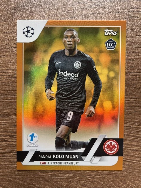 2022-23 Topps - Orange - 1st Edition Randal Kolo Muani #149 RC 25/25 2022-23 Topps - Orange - 1st Edition Randal Kolo Muani #149 RC 25/25