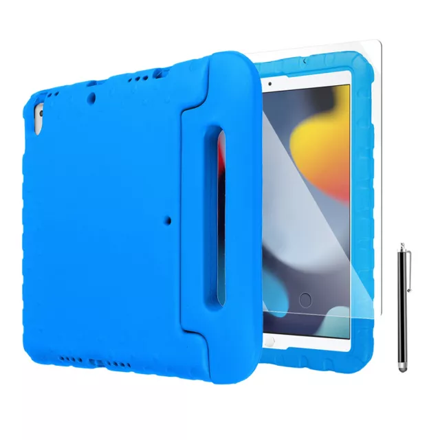 Case for iPad 10th 9th 8th 7th Generation Kids Shockproof Handle Stand EVA Cover 3