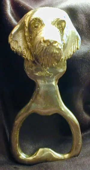 GERMAN WIREHAIRED POINTER Bottle Opener, Bronze