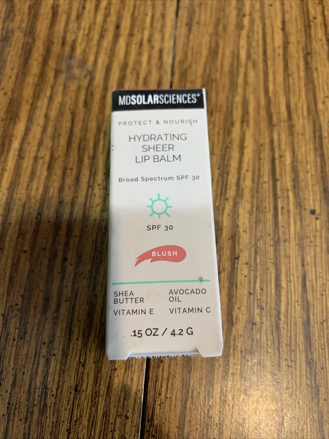 MD Solar Sciences Hidratante Transparente Bálsamo Labial Rubor FPS 30 Expiración 11/24