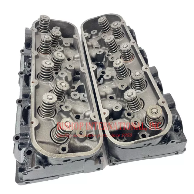 GM Chevrolet GMC 7.4L 454 Vortec BBC Cylinder Head Oval Port Closed Chamber SET