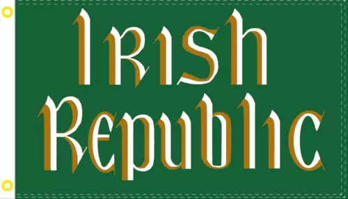 Irish Republic 3X5 Ft Official Ireland Rough Tex ® 100D Waterproof Uv Protected