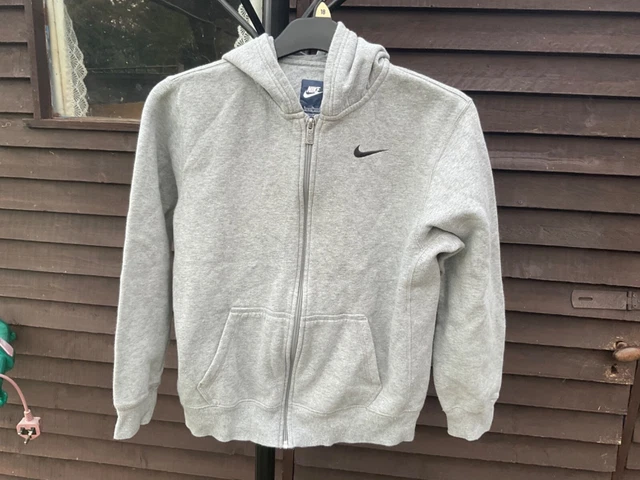 "Felpa con cappuccio Nike cerniera completa - età 13-15 anni XL - grigio - P2P 20""