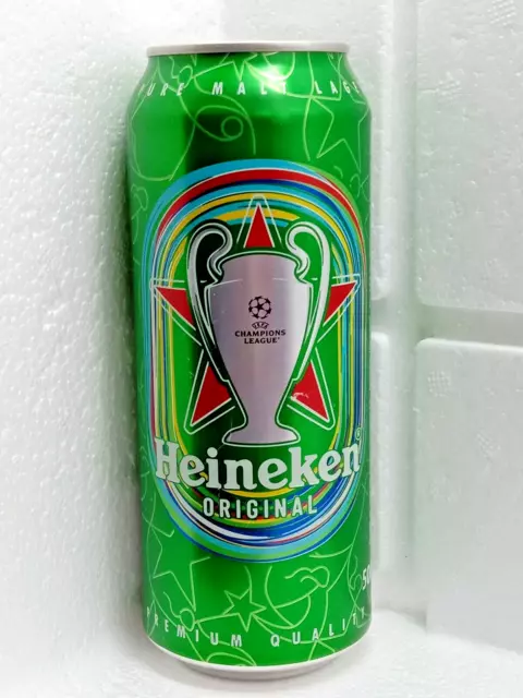 Empty Beer Can HEINEKEN Limited Edition 500 ml. Ukraine 2024 Bottom open! 🇺🇦
