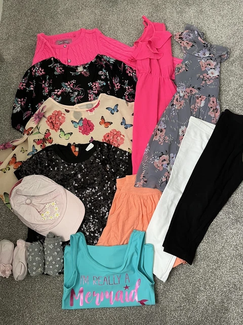 Girls Summer Bundle age 6/7 years - dresses, tops, cardi, swimsuit