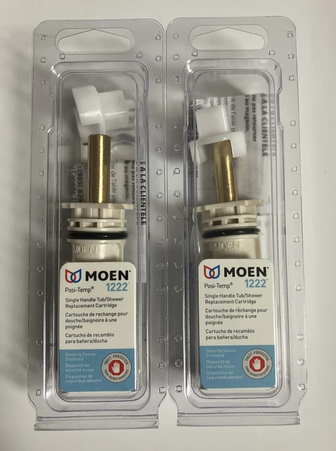 Posi-Temp Drukbalans Moen 1222HD Posi-Temp Vervangingspatroon – Heavy Duty Messing – Voor Commerciële Douchekranen Met één Handvat Commerciële Kraan Cartridge Vervanging