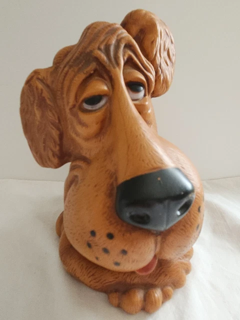 Vintage Basset Hound Sad Dog Puppy coin bank promotion item from USPS