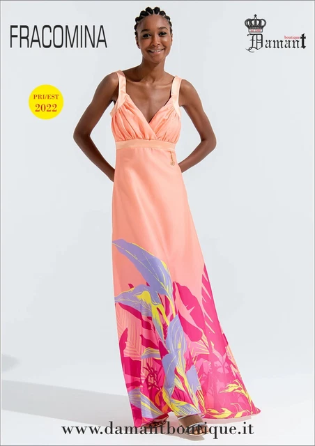Fracomina vestito lungo a fiori shop