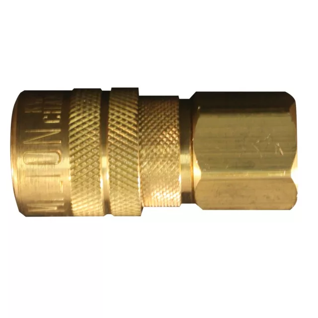 (1/10)Milton 718 3/8" FNPT M Style Coupler, Female body