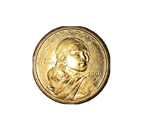 One Dollar LIBERTY COIN 2000 P United States of America E Pluribus UNUM DOLLAR
