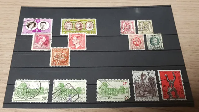 Konvolut / Lot 3 - alte Briefmarken aus Belgien - Belgie - Belgique