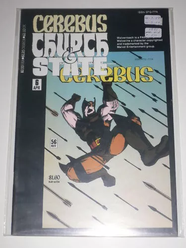Cerebus Church & State #6 VF Aardvark Vanaheim April Apr 1991