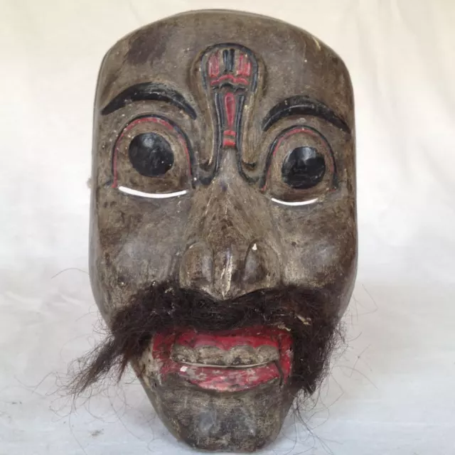 alte Topeng Wayang Bali Java Theatermaske Holz Mask 5