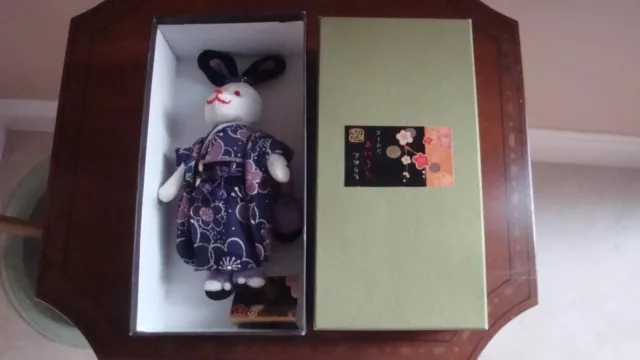 Japanese Bunny Doll Bunny wearing a Kimono Bunny Ornament? Very Pretty