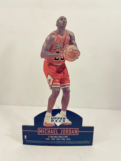 1997 UPPER DECK MICHAEL JORDAN CARDBOARD CUTOUT 6x10 DISPLAY STANDUP
