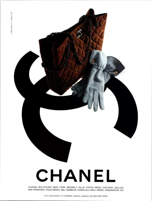 Print Ad 1996 Lot of 4 Chanel Boutiques Beverly Hills New York Aspen Honolulu