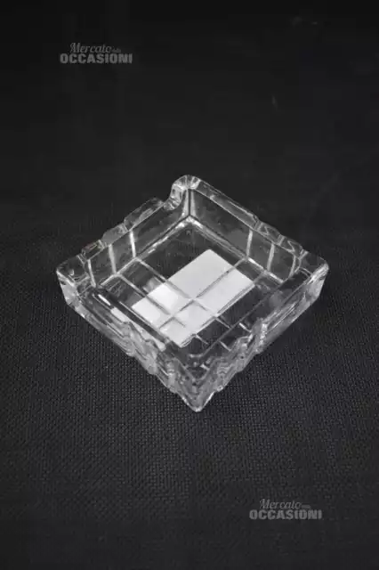 Cendrier En Verre Carré 10x10 CM