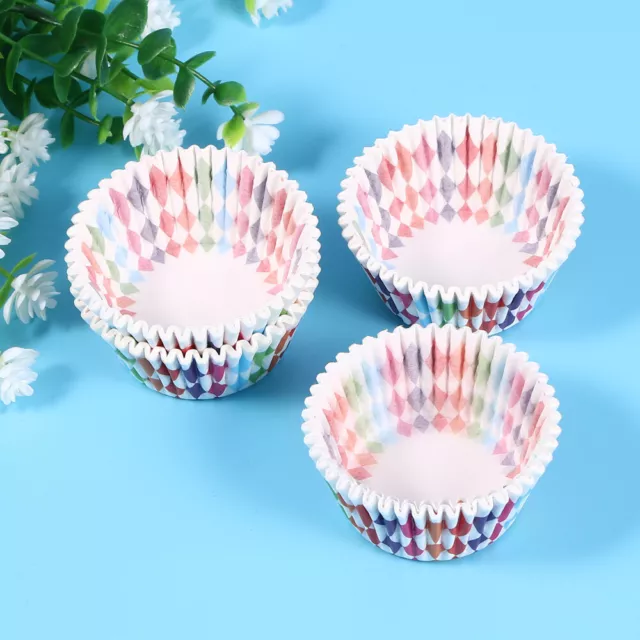100 piezas envolturas de cupcakes de fácil liberación tazas de magdalenas papel grueso