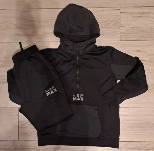 Nike Air Max Tracksuit Black XL Boys Age 13-15 Years