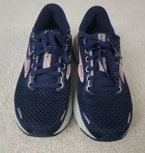 Brooks Adrenaline GTS 22 Peacoat Cobalt Mauve Running Shoes Sneaker Womens 7B