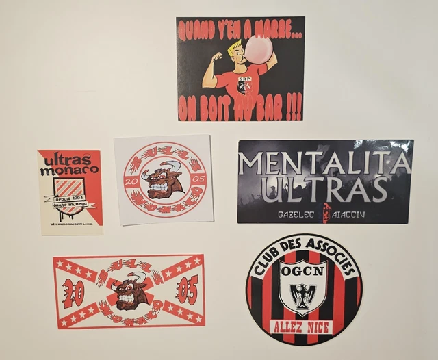 LOTTO 6 SCIARPE E 6 Adesivi Stickers Scarfs Bufanda Ultras Ultrà GRANATA EUR 250,00 - IT