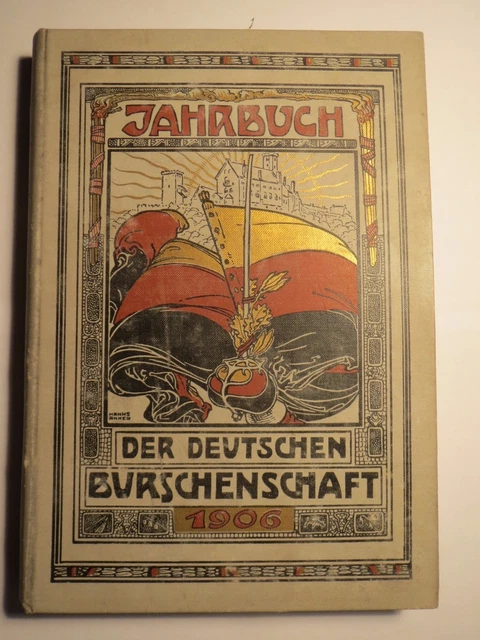Deutsche Burschenschaft - Jahrbuch - 1906 - mit Farbtafeln / Studentika
