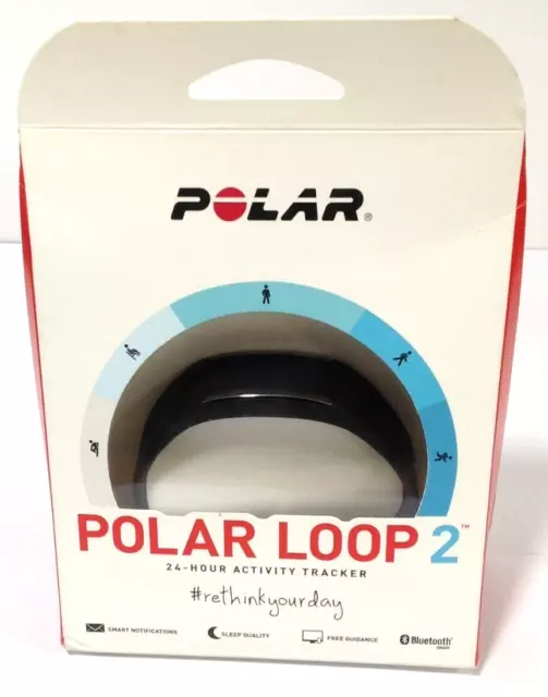 Polar Loop 2, 24 Hr Fitness & Activity Tracker Health - Black