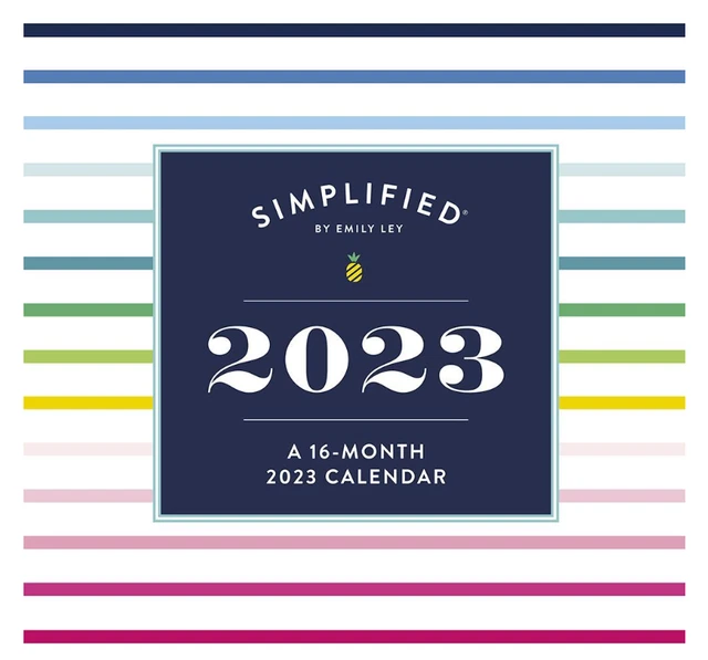 SIMPLIFIED EMILY Ley 2023 Calendario da Parete Nuovo DDW371 EUR