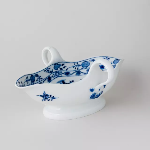 Meissen Sauciere Zwiebelmuster 22 cm 1. Wahl Knaufzeit