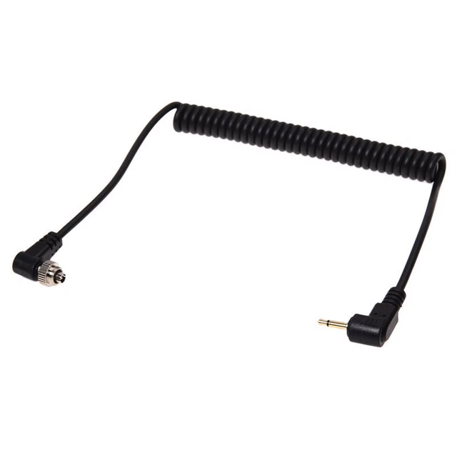 (R) 2,5 mm Conector PC Flash Sync Cable Tornillos Cierre para Trigger StudI4