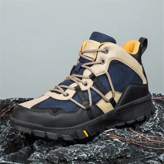 Men's Fashion Hiking Breathable Shoes Outdoor Non-Slip Climbing Hiking Sneaker