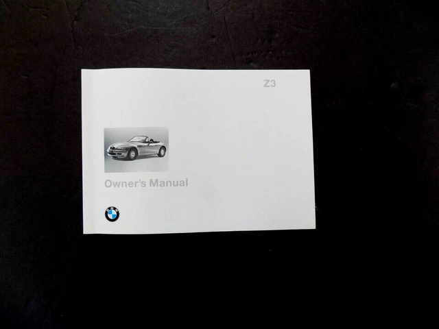 1997 bmw z3 roadster coupe Owners Manual E36 parts 3 Series new original 1.9 1997 bmw z3 roadster coupe Owners Manual E36 parts 3 Series new original 1.9