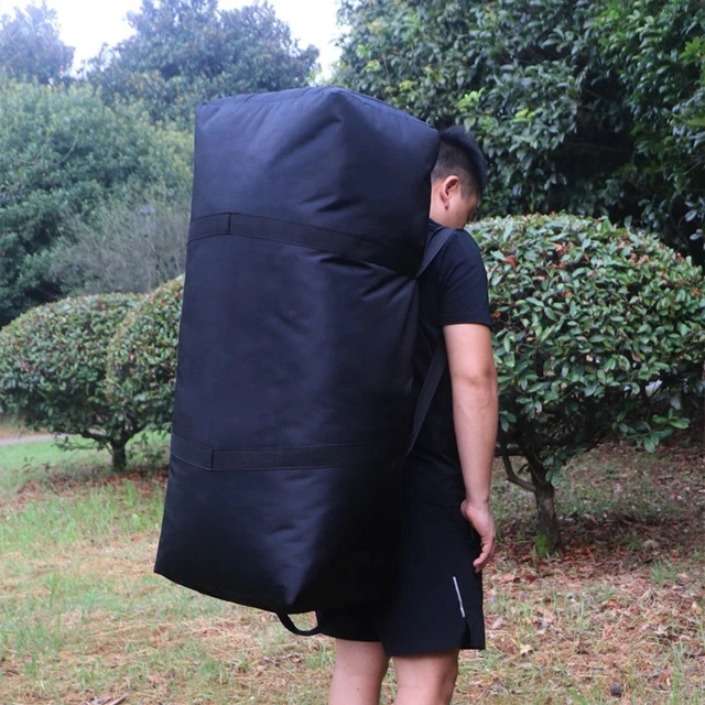 NEW PRACTICAL CAMPING Bag Oxford Fabric Black Super Large 55L 100L 150L new-practical-camping-bag-oxford-fabric-black-super-large-55l-100l-150l