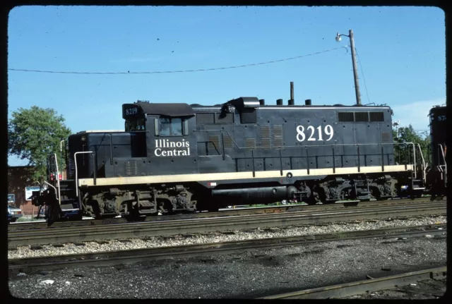 Original Rail Slide - IC Illinois Central 8219 no location 9-20-1990