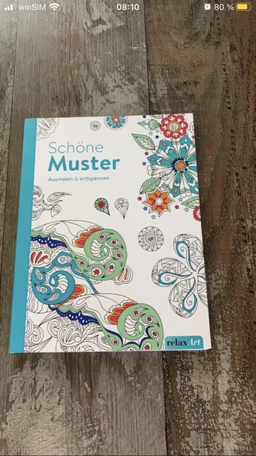 NEU Malbuch Schöne Muster