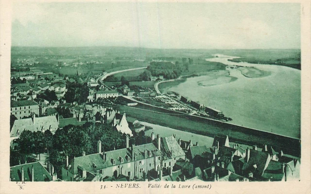 Cp Nevers Vallee De La Loire