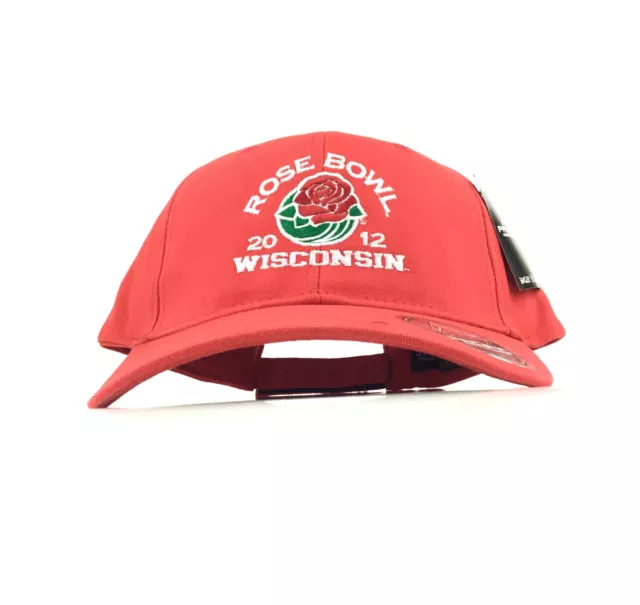 2012 ROSE BOWL Wisconsin (College Football) Baseball Cap Hat Adj. Mens Cotton