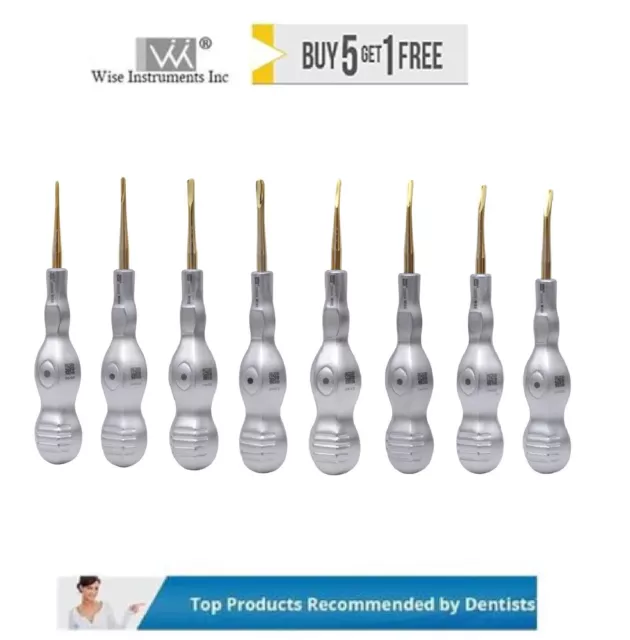 Dental Surgical Periotome Luxating Elevators Set of 8 pieces