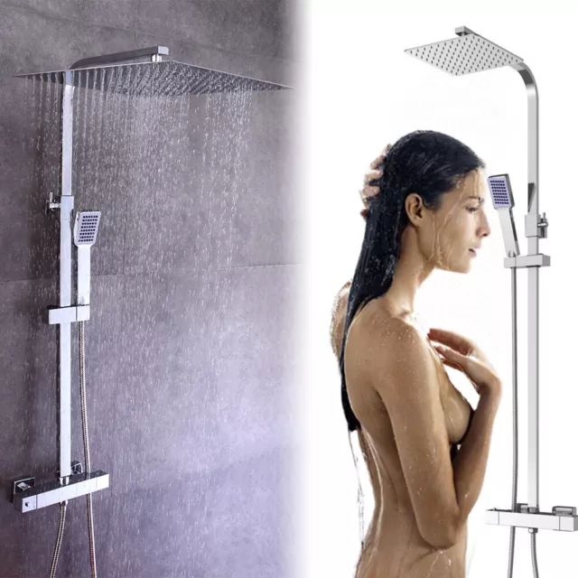 Sistema doccia rubinetto doccia con termostato miscelatore doccia a pioggia colonna doccia set doccia