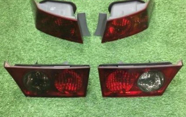 LED Rear Bumper Reflector Lights For Honda Accord Euro CL7 CL9 04-08 W/ Sequential Turn