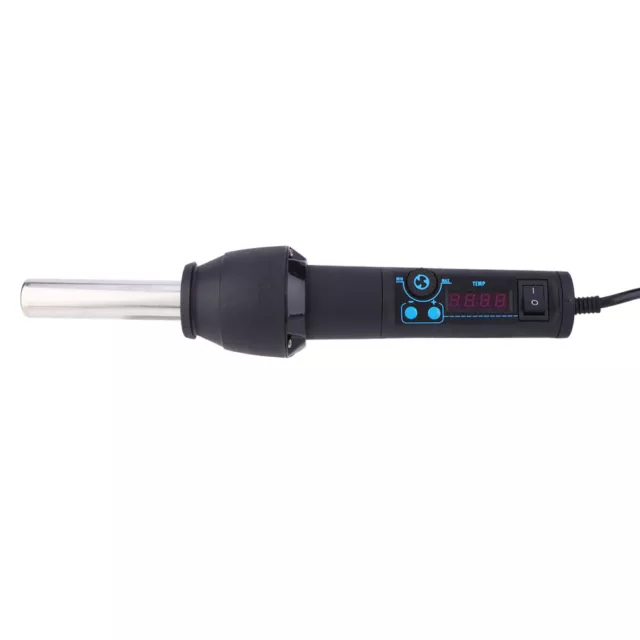 Digital Hot Air Gun Handheld Heat Gun Air Heater Blower With 8 Nozzle & Bracket✈