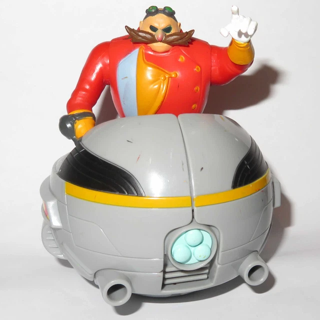 SONIC VS DR Eggman Robotnik & Eggmobile Sonic Boom Figure Toy Tomy Sega