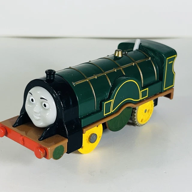 Emily Trackmaster Thomas the Train Motorized Tank Engine Yellow Wheels Tested