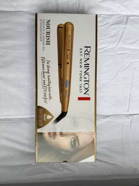 Remington Keratin & Argan Oil Nourish Straightener - EXCELLENT CONDITION